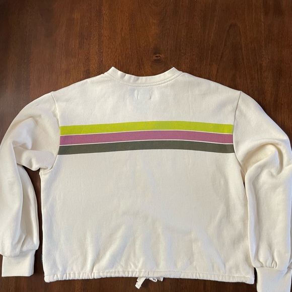 RVCA - Retro Oversized Fleece Colorbock Top - Picture 4 of 6